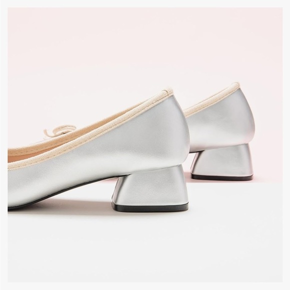 C.Paravano Women's Pump | Square Toe Low Block Heels Closed Toe Chunky Heels 🆕 - Picture 3 of 9